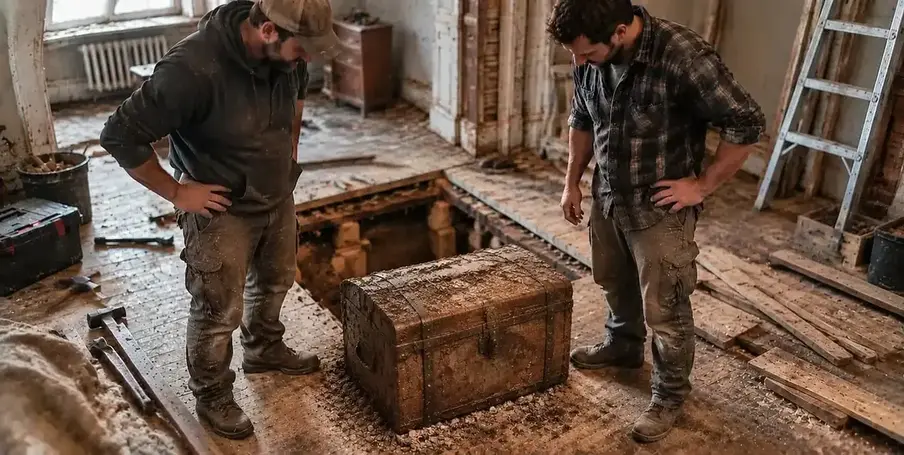 Alter Gegenstand wird bei diffusem Licht dokumentiert